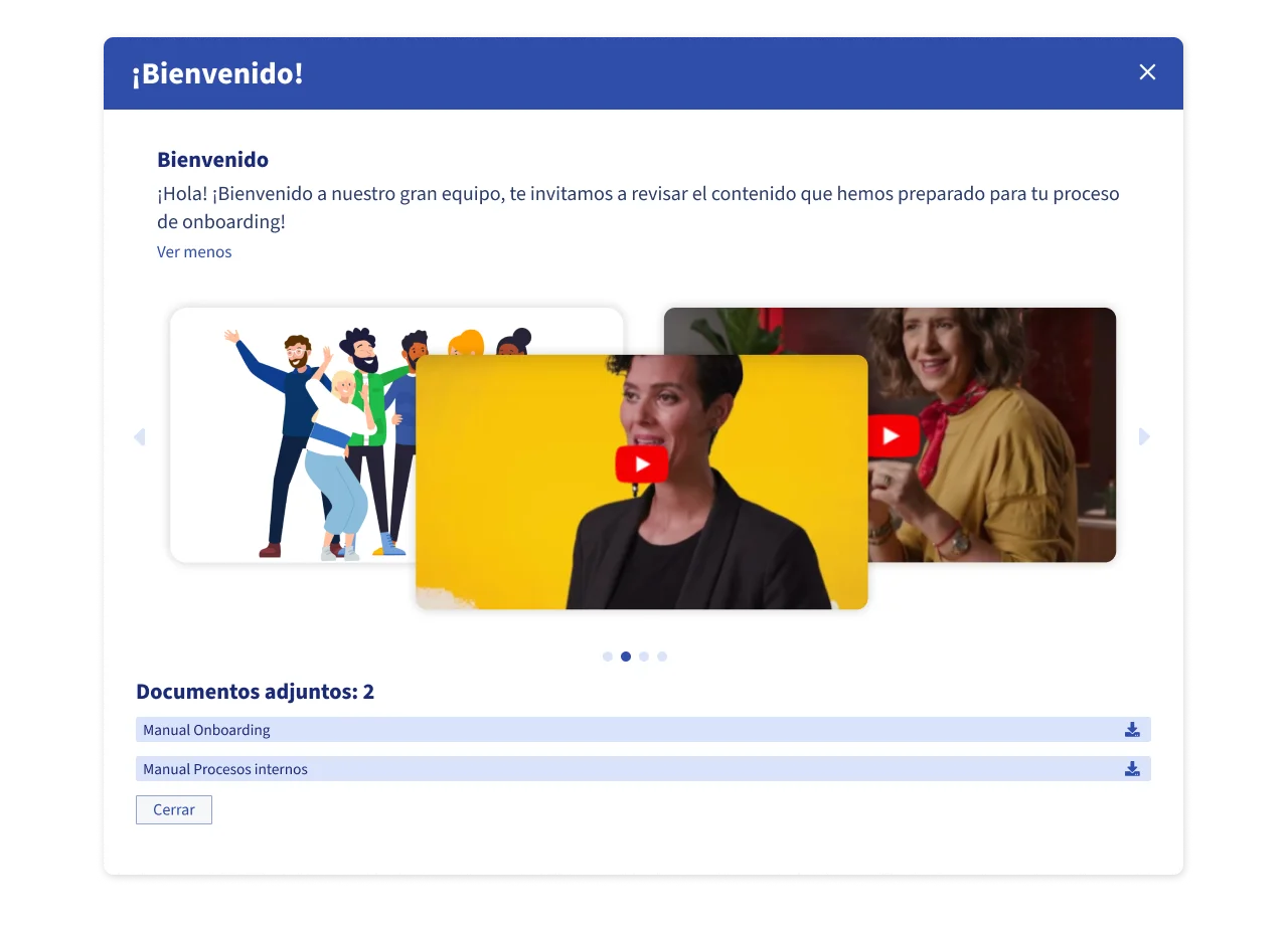 Onboarding - Tareas personalizadas