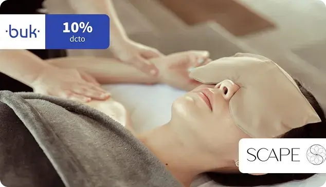 Persona en una sesión de SPA